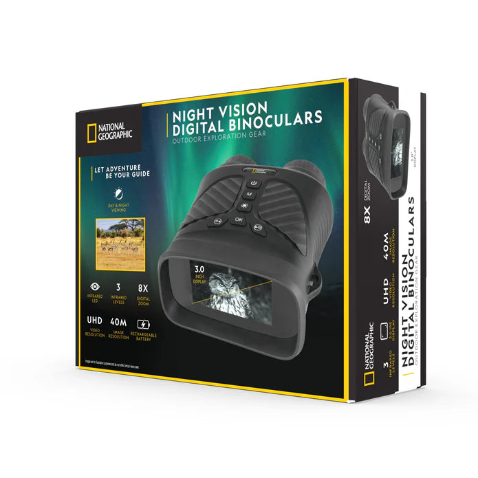 National Geographic Adventurer Night Vision Digital Binoculars-80-50155 - CoreScientifics-Telescopes, Sport Optics & More