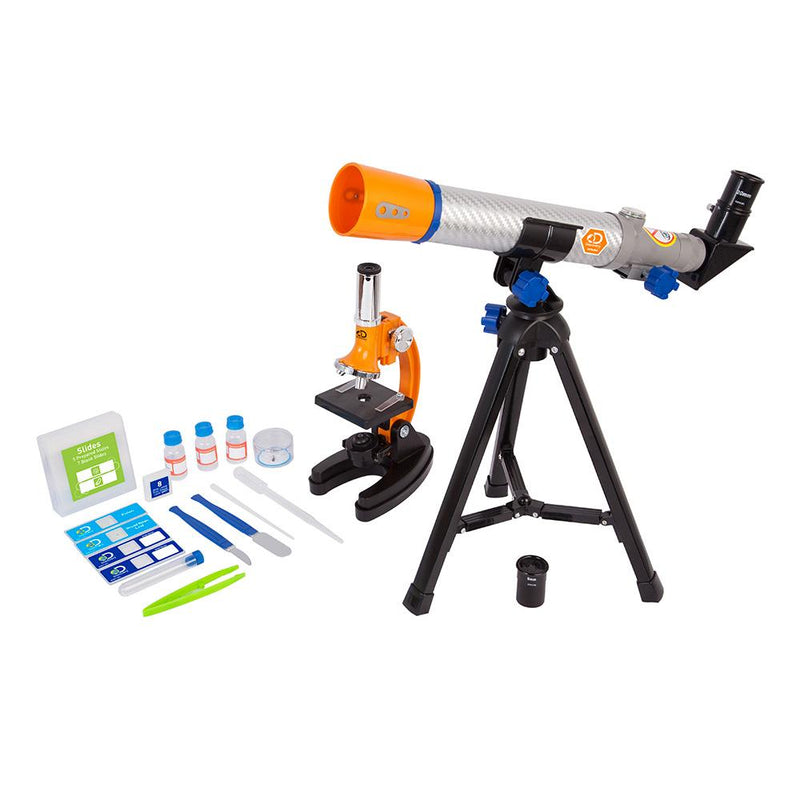 Discovery 40mm Telescope and Microscope Combo Set with case 44-1101 - CoreScientifics-Telescopes, Sport Optics & More