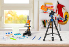 Discovery 40mm Telescope and Microscope Combo Set with case 44-1101 - CoreScientifics-Telescopes, Sport Optics & More