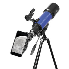 ExploreOne CF400 Blue 70mm Pan Handle AZ Mount Telescope 88-10073CF - CoreScientifics-Telescopes, Sport Optics & More