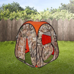 ExploreHut Camo Hut Play Place- 88-70199 - CoreScientifics-Telescopes, Sport Optics & More