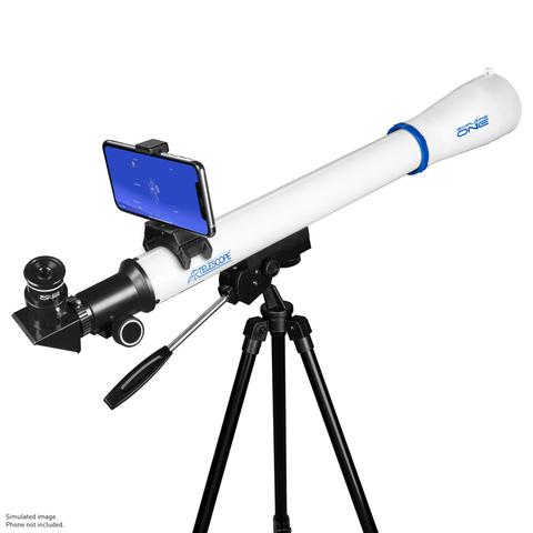 Explore One STAR50APP-50mm Refractor Telescope w/ Mount 88-34550 - CoreScientifics-Telescopes, Sport Optics & More