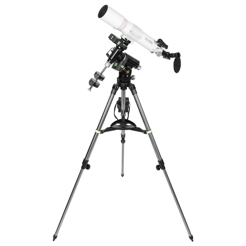 iEXOS Equatorial Tracker Mount with GOTO PMC-Eight System and FirstLight 80/640 Refractor Telescope Combo